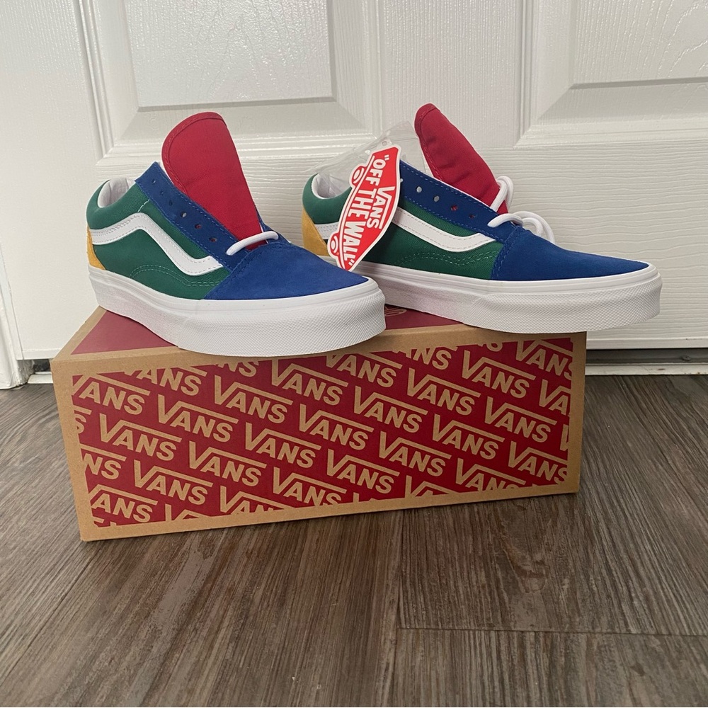 Vans Multicolor Sneakers suede and canvas size 7  NWT Vans off the Wall - Picture 2 of 12